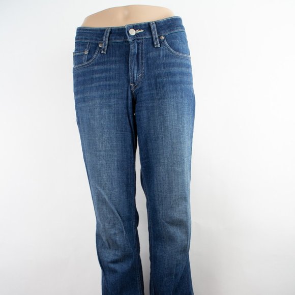Levi's 524 Too Superlow Bootcut 5 (30 X 31) Women's Juniors Jeans Medium Wash - Picture 1 of 13